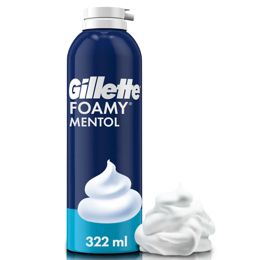 Gillette Foamy Mentol x312g (x12u)