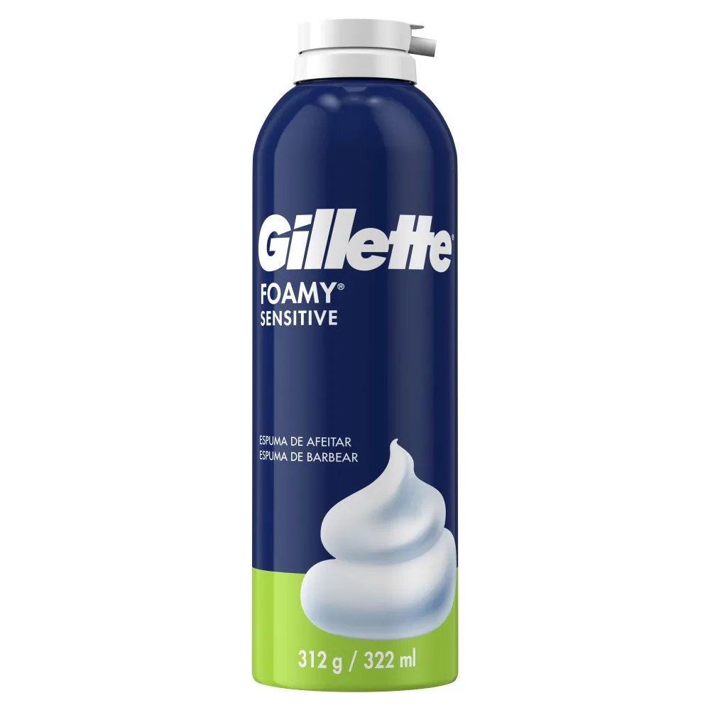 Gillette Foamy Piel Sensible x312g (x12u)