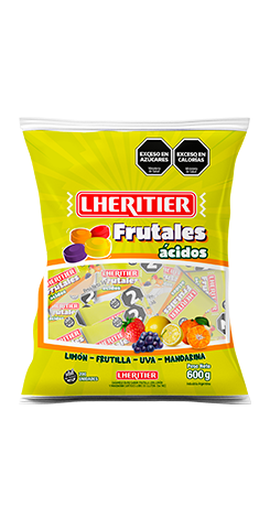 Caramelo Duro Lheritier Frutales Ácidos x600g (x12)