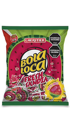 Chupetin Bola Loca Fresh Sandía 24x16g (x12)