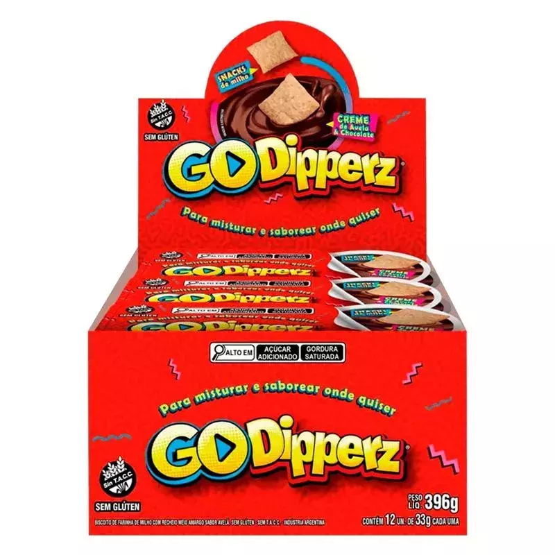 Snacks de Maíz Go Dipperz 12x33g (12x12)