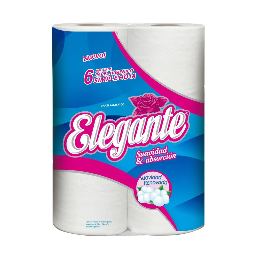 Papel Higienico Elegante 6x30m S/H (x12)