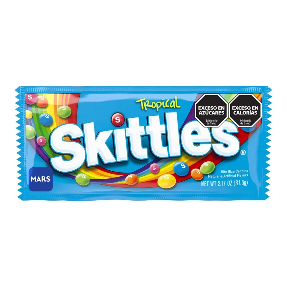 Confite Skittles Tropical x61,52g (10x36)