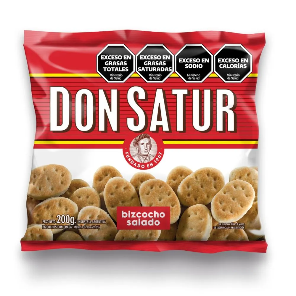 Bizcochitos Salados Don Satur 200g (x30)