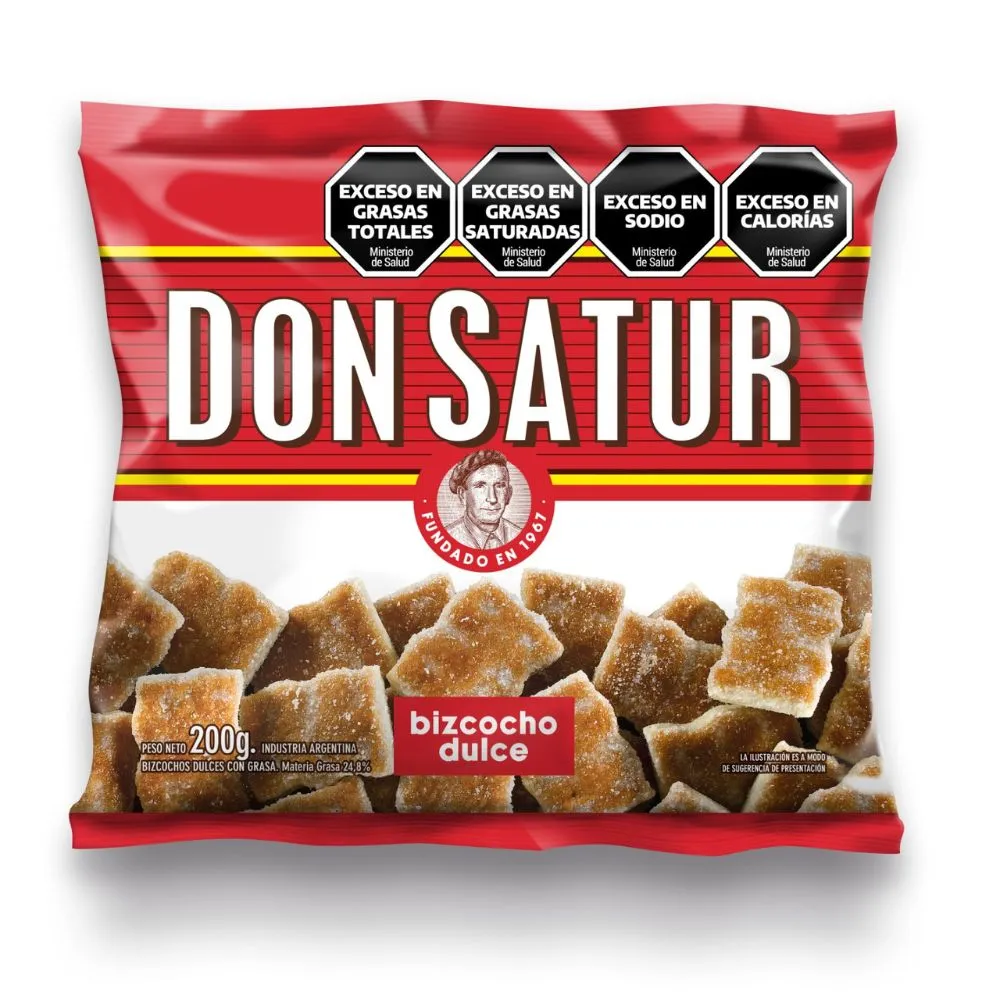 Bizcochitos Dulces Don Satur 200g (x30)