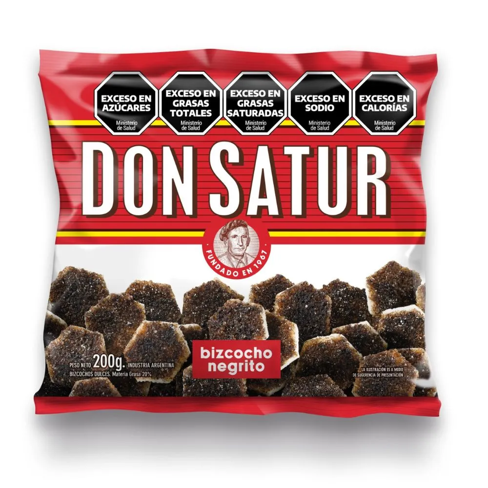 Bizcochitos Negritos Don Satur 200g (x30)