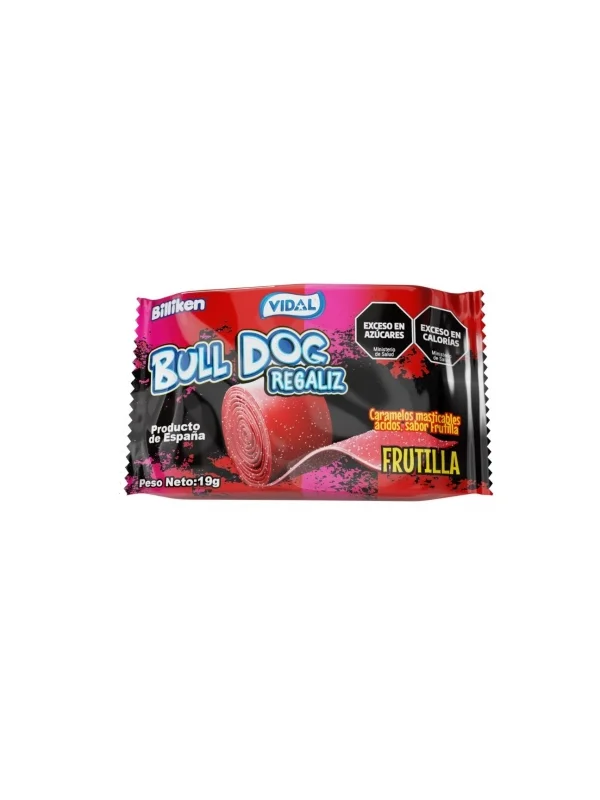 Regaliz Bulldog Roll Frutilla x29g (6x24)