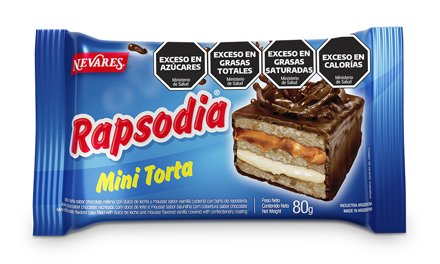 Mini Torta Rapsodia x80g (x24)