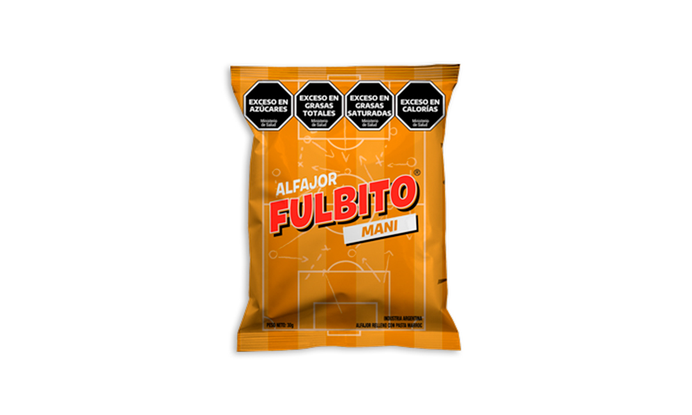 Alfajor Fulbito Relleno de Mani x30g (x40)