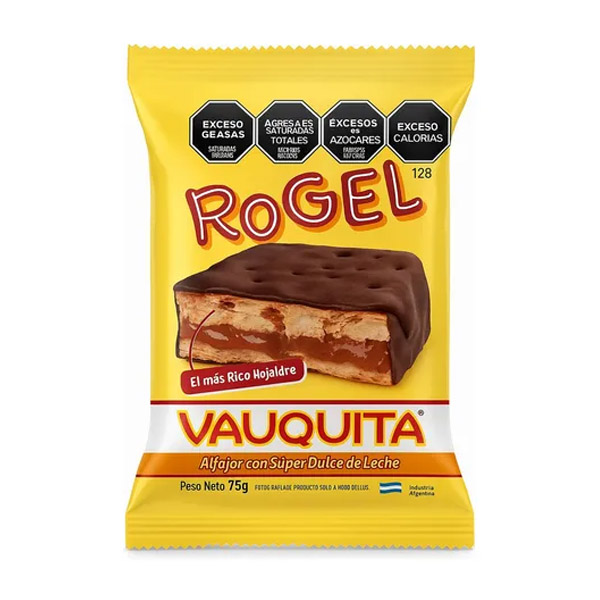 Alfajor Vauquita Hojaldre x75g (x18)