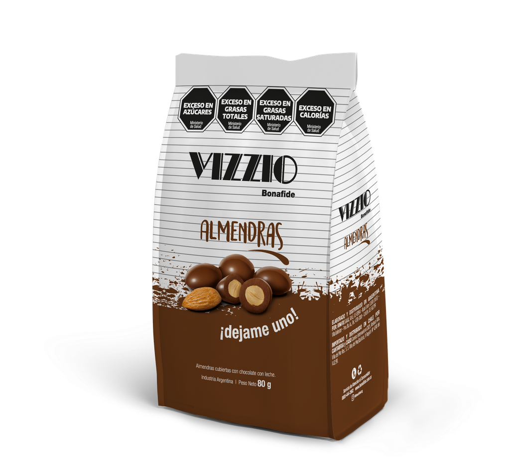 Almendras Vizzio x80g (x24)