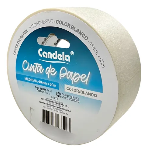 Cinta de Papel Candela 48mm x 50m (4x6)