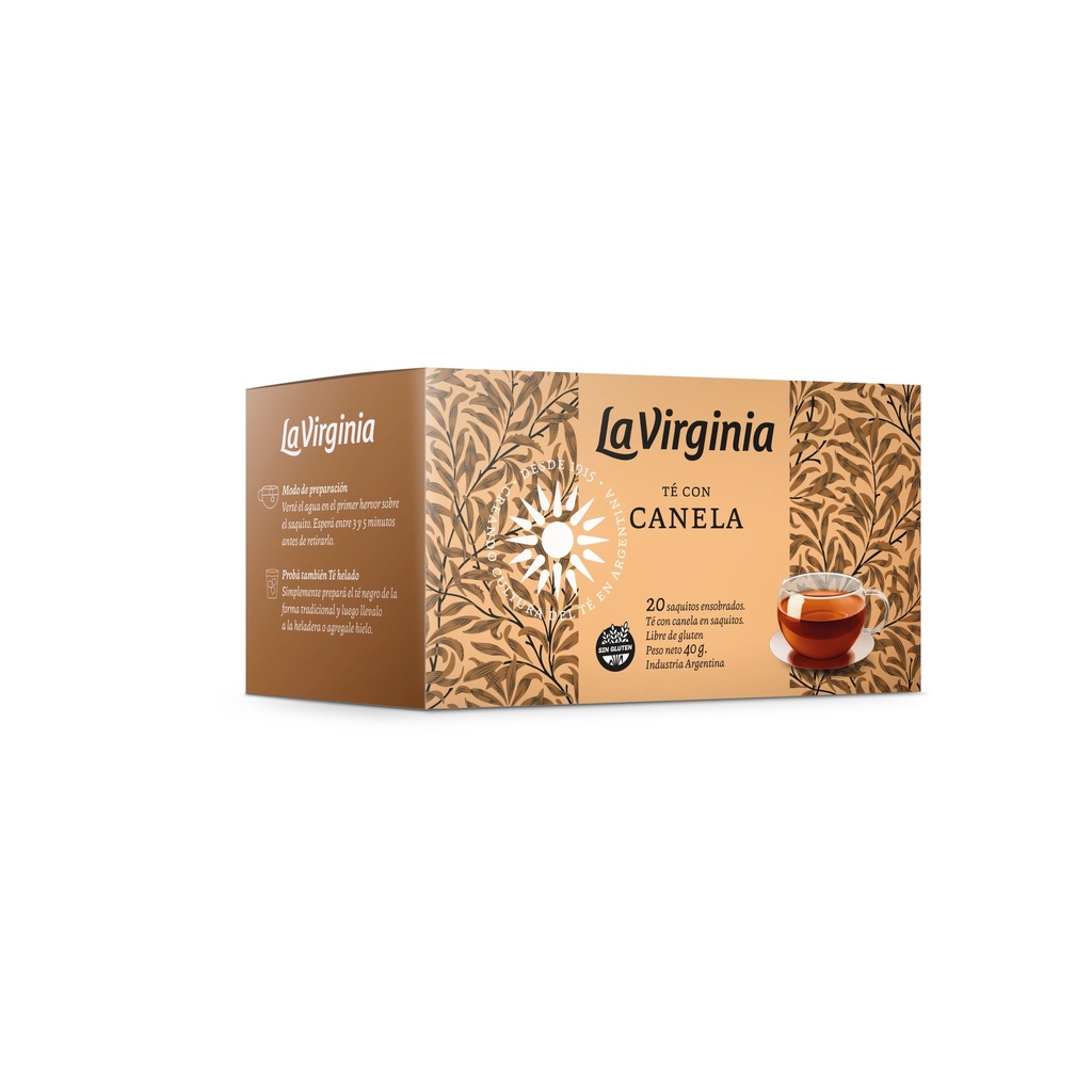 Té Saborizado Canela La Virginia x20u (x6)