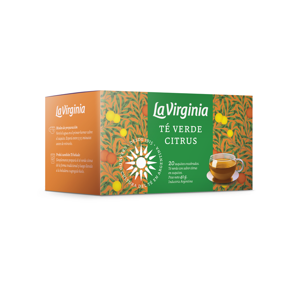 Té Verde Citrus La Virginia x20u (x6)