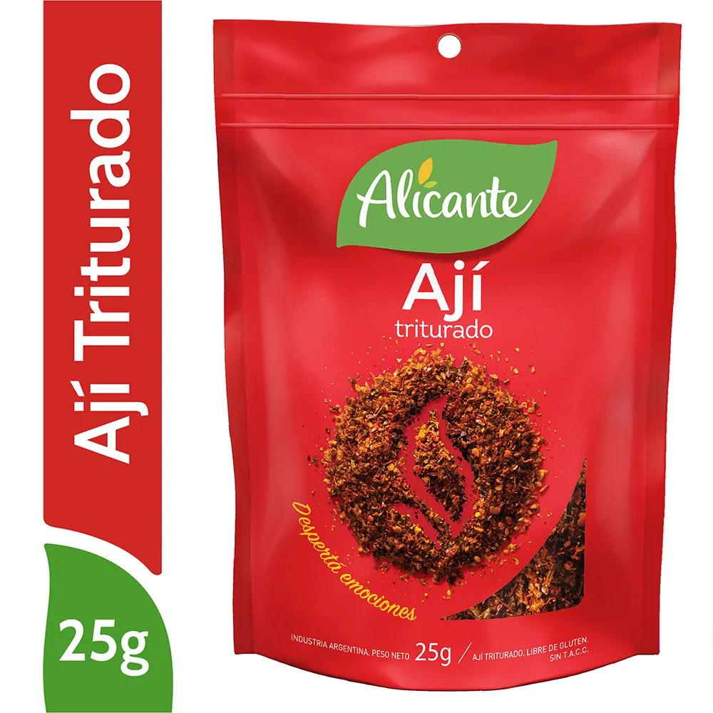 Ají Triturado Alicante sin Tacc x25g (x12)