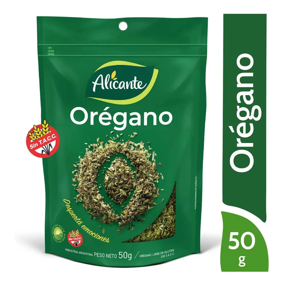 Orégano Alicante sin Tacc x50g (x25)