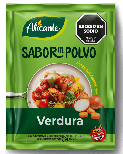 Sabor en Polvo Alicante Verdura sin Tacc 12x7,5g (x10)