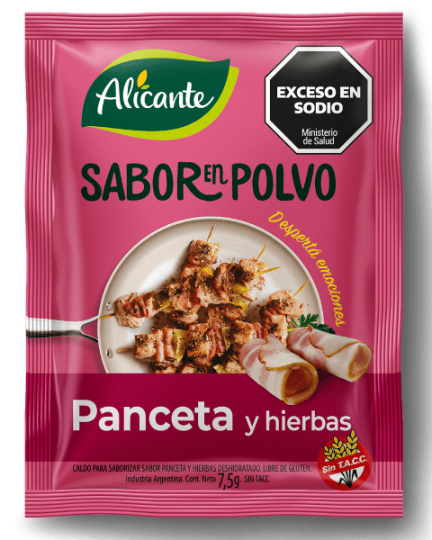 Sabor en Polvo Alicante Panceta sin Tacc 12x7,5g (x10)