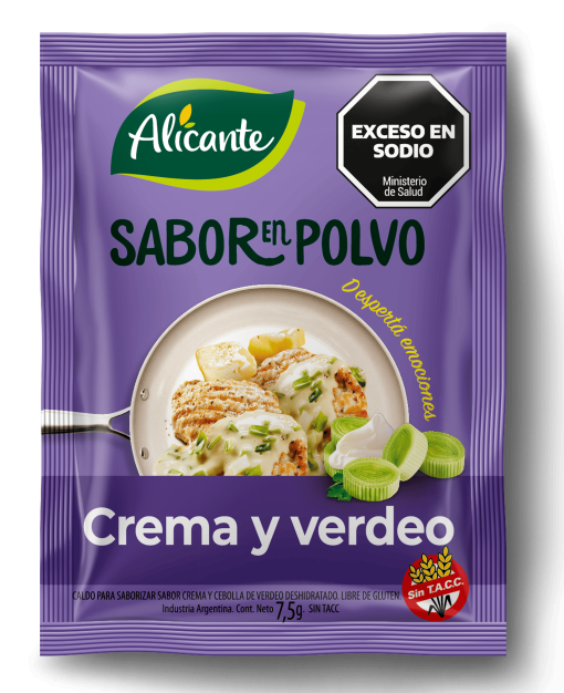 Sabor en Polvo Alicante Crema y Verdeo sin Tacc 12x7,5g (x10)