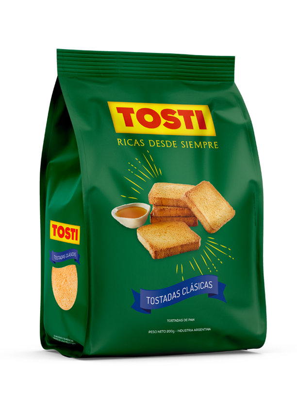 Tostadas Tosti Clásicas x200g (x12)