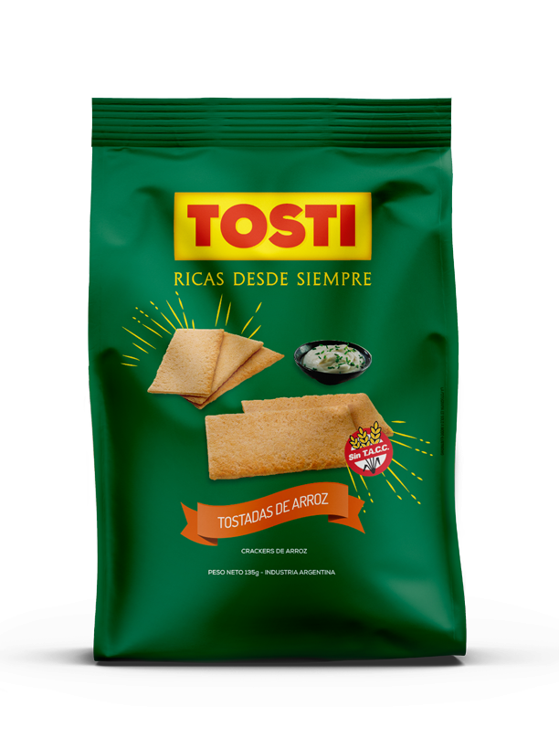 Tostadas de Arroz Tosti x110g (x12)