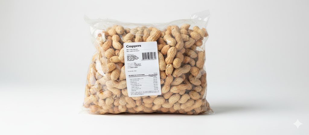 Mani Tostado Con Cáscara Croppers x1000g (x3)