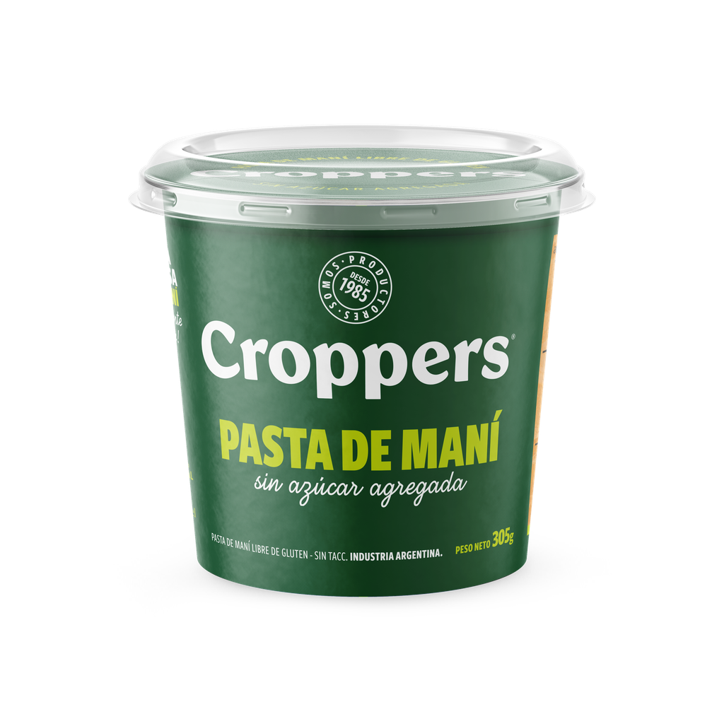 Pasta de Maní Croppers x305g (x12)