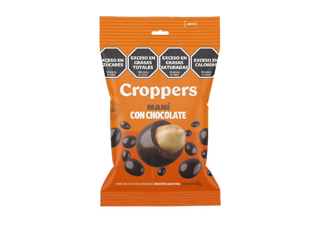 Maní Choco Croppers x85g (x40)