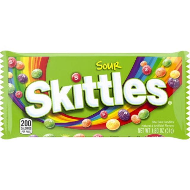 Goma Skittles Ácido x61g (12x24)