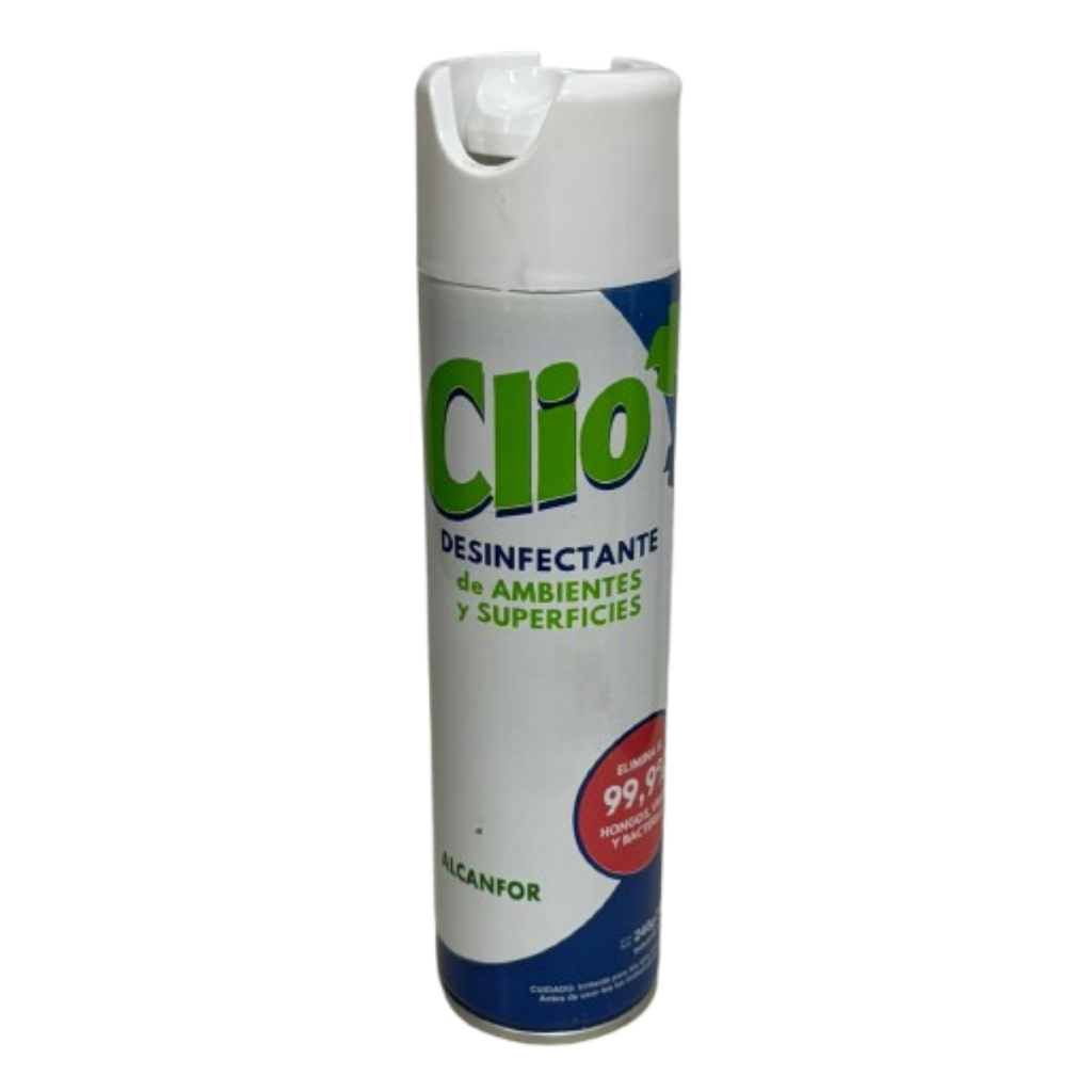 Desinfectante de Ambiente Clio 99,9% Alcanfor x340ml (x12)