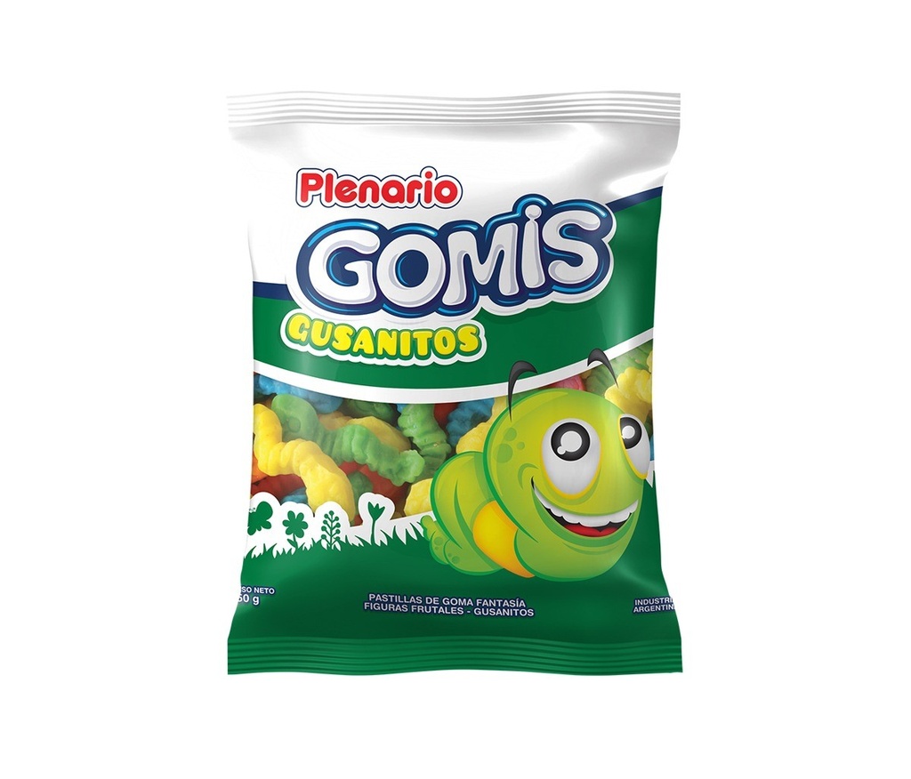 Goma Plenario Gusanos x500g (x10)