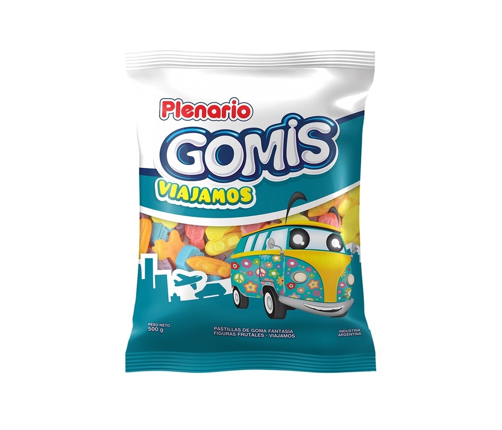 Goma Plenario Viajamos x500g (x10)