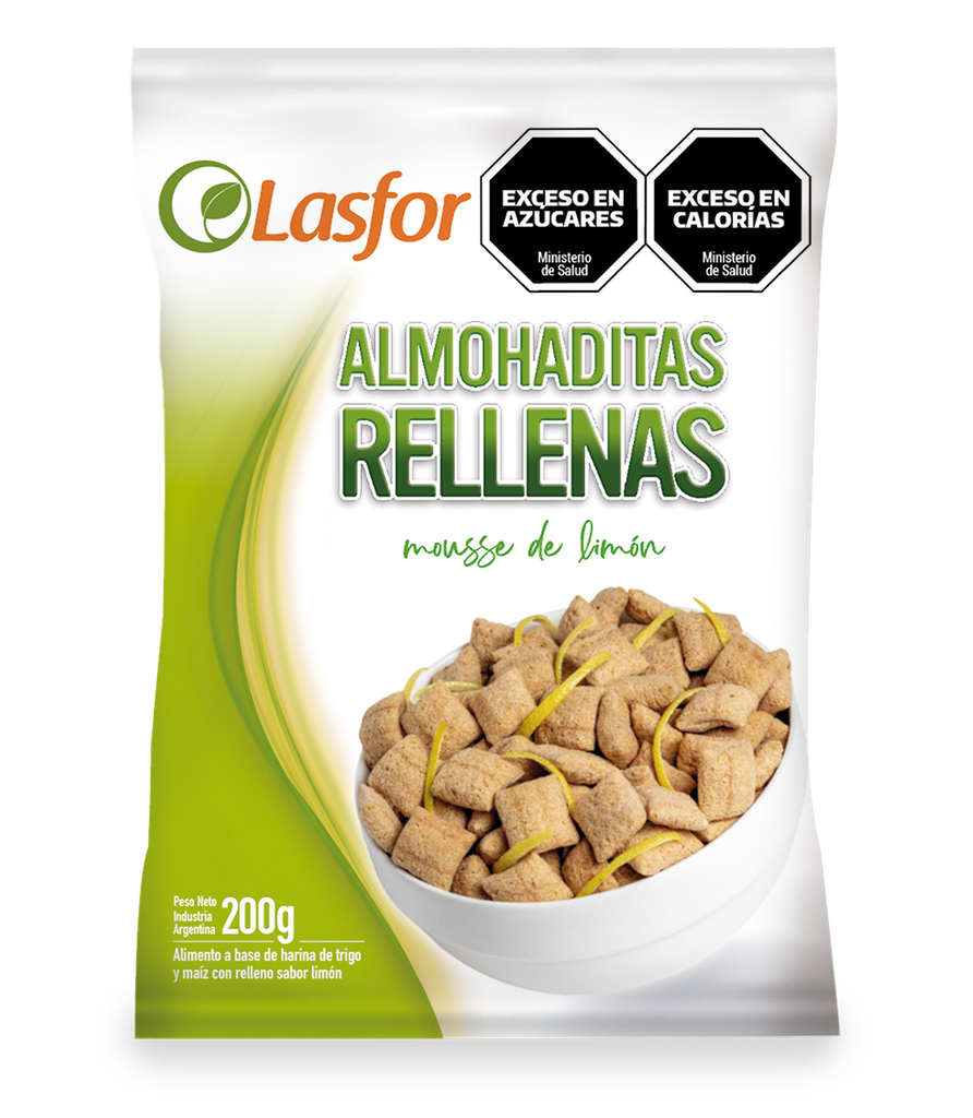Almohaditas Lasfor Rellenas de Limón x200g (x18)