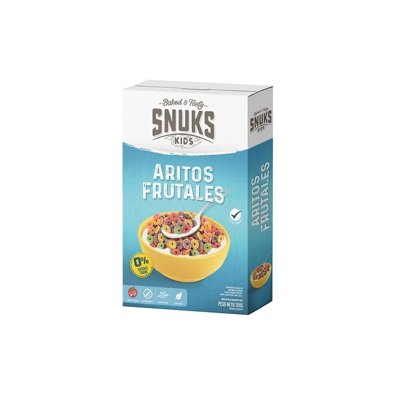 Aritos Frutales Snuks x200g (x12)