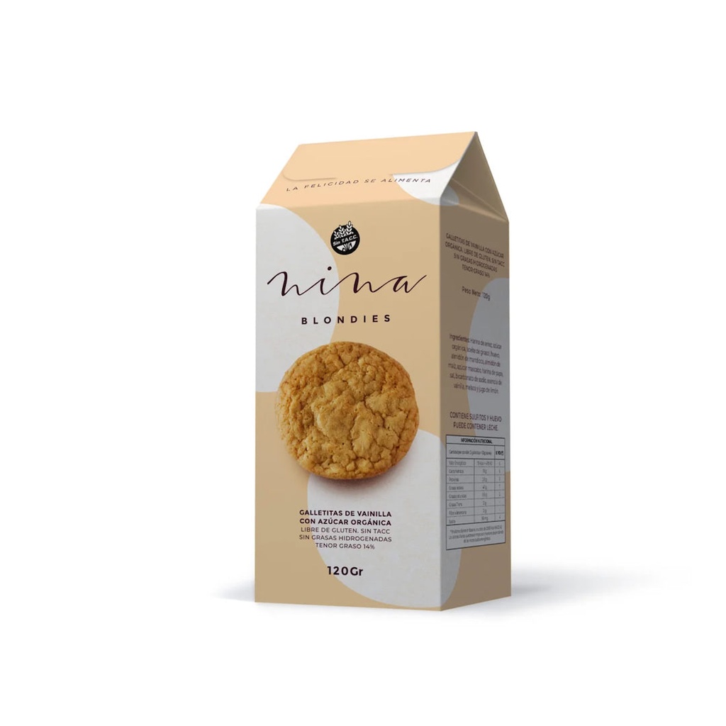 Galletitas Nina Blondies x120g (x16)
