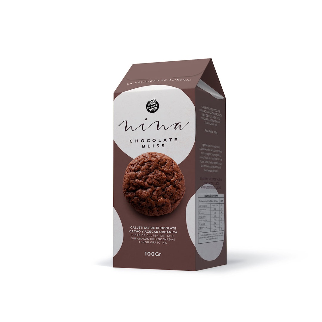 Galletitas Nina Chocolate Bliss x120g (x16)
