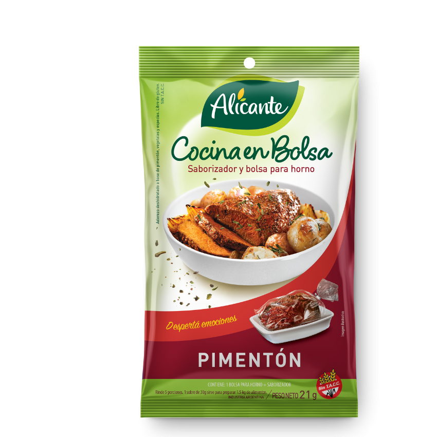 Cocina en Bolsa Alicante Pimentón x21g (x10)