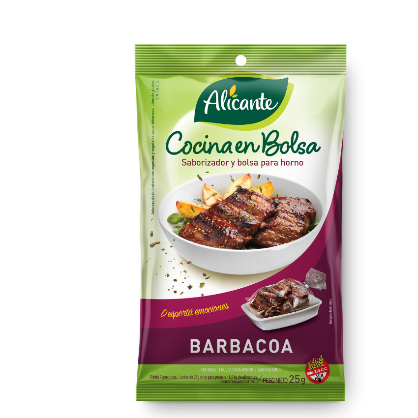 Cocina en Bolsa Alicante Barbacoa x27g (x10)