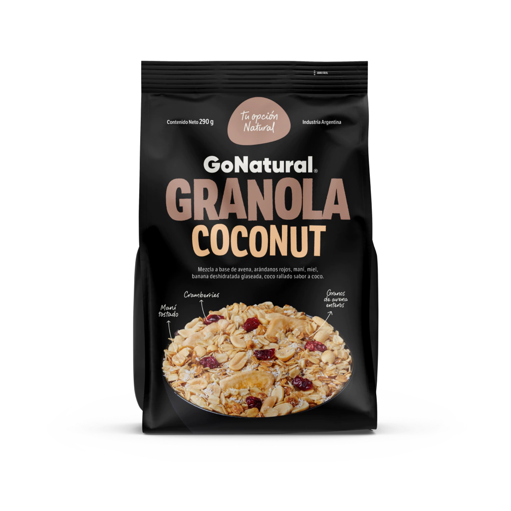 Granola Coconut Go Natural x290g (x24)