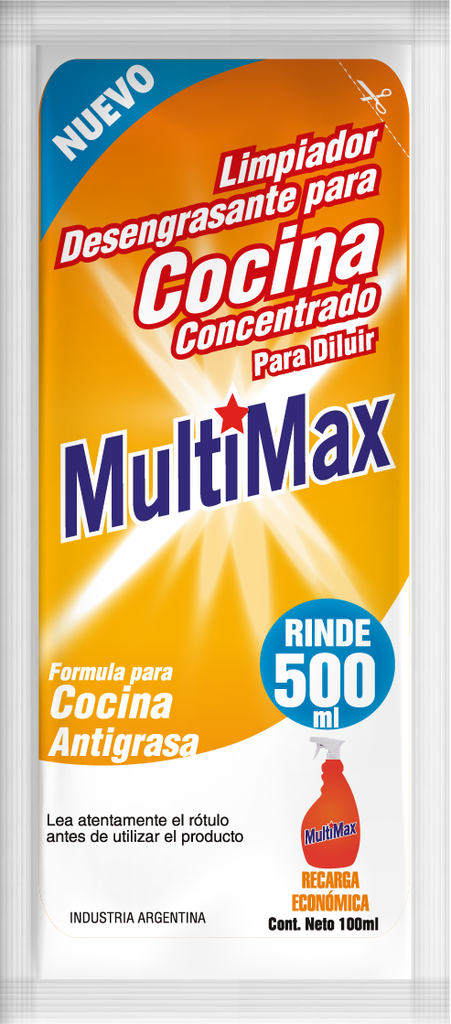 Limpiador Desengrasante Cocina Rinde 500ml x100ml (x36)