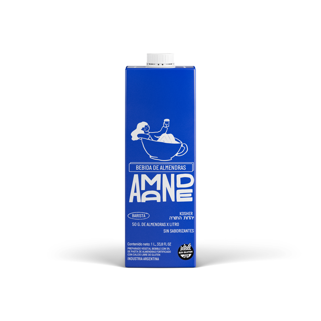 Leche de Almendras Amande Sabor Original x1L (x8)