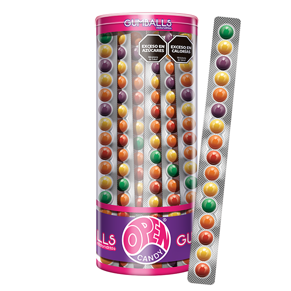 Chicles Gumballs x16u 54,4g (6x24)