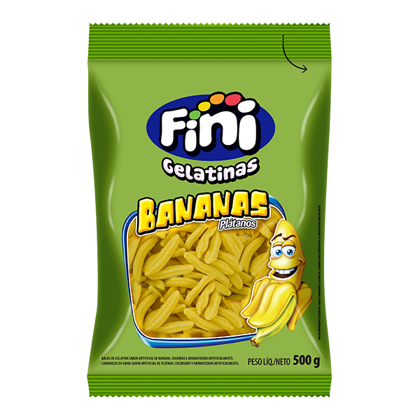 Goma Fini Bananas x500g (x12)