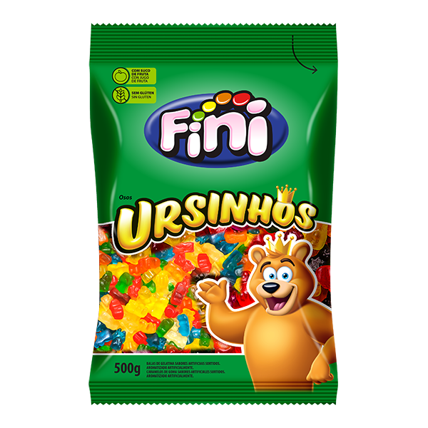 Goma Fini Osos Ursinhos Surtido x500g (x12)