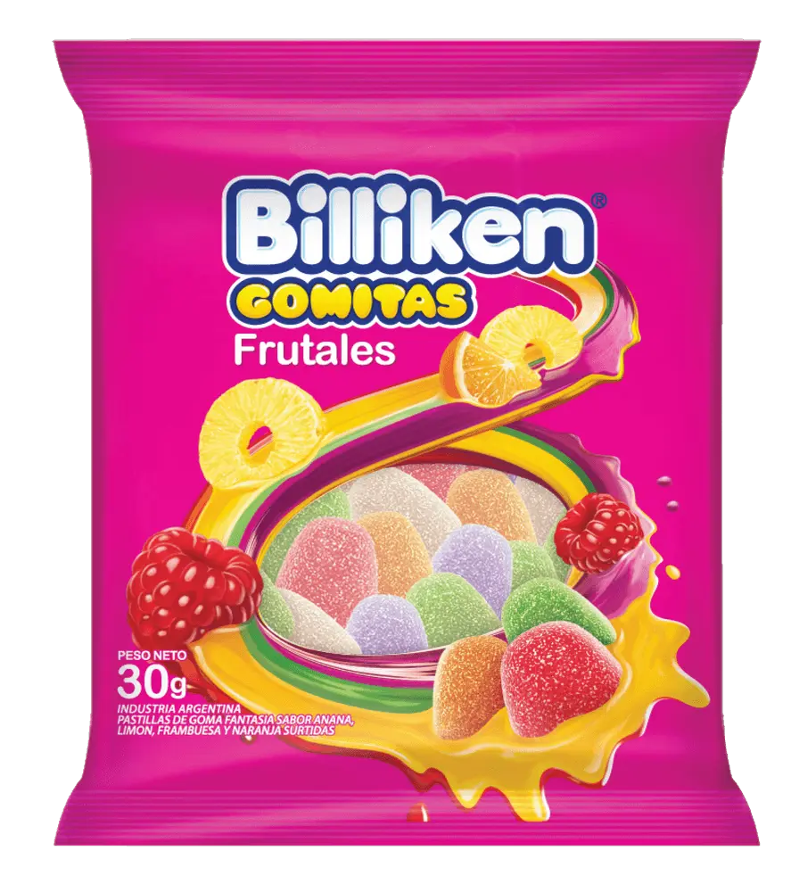 Gomitas Billiken Frutales x30g (12x12)