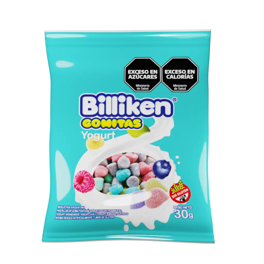 Gomitas Billiken Yogurt x30g (12x12)