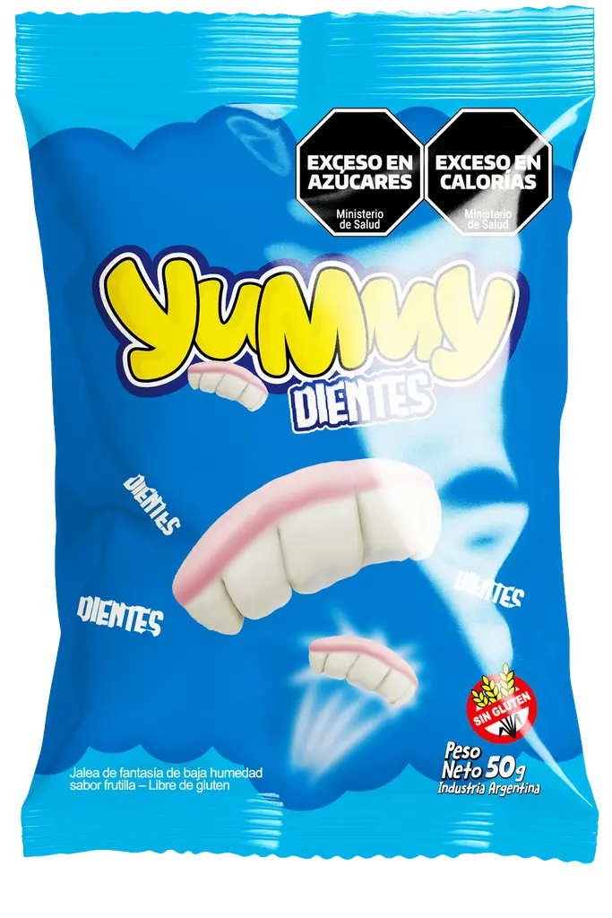 Gomitas Yummy Dientes x50g (12x10)