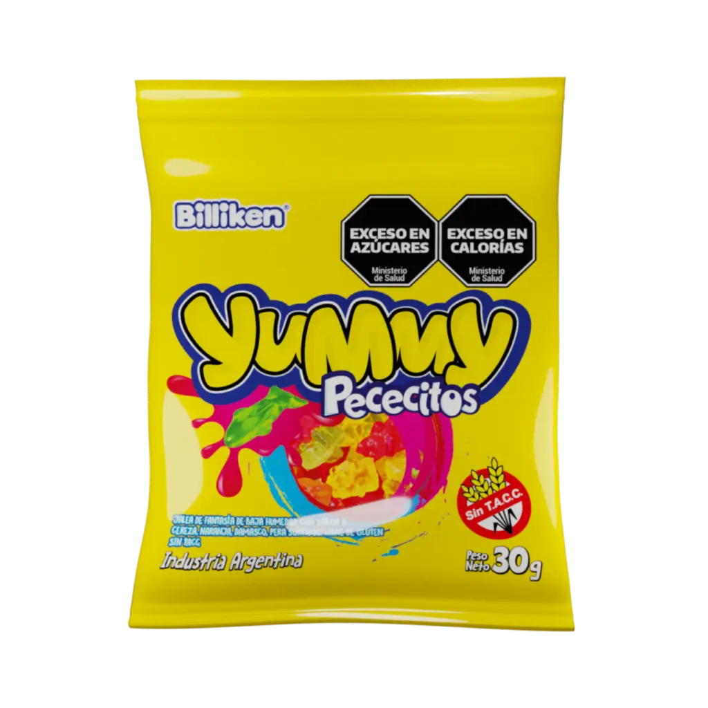 Gomitas Yummy Pececitos x30g (12x12)