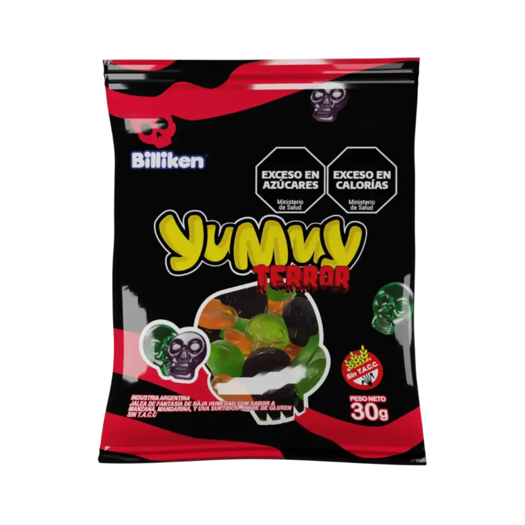 Gomitas Yummy Terror x30g (12x12)