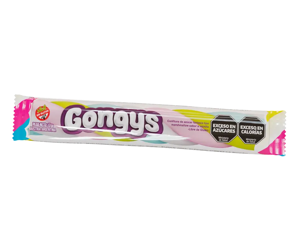 Gongys Malvaviscos Stick Vainilla x12g (8x18)